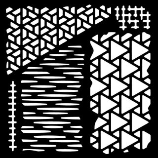 Woodware 6x6 Inch Stencil - Old Tiles