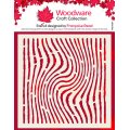 Woodware 6x6 Inch Stencil - Worn Lines