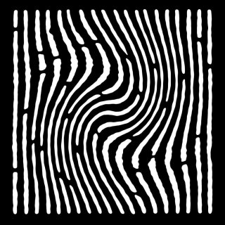 Woodware 6x6 Inch Stencil - Worn Lines
