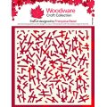 Woodware 6x6 Inch Stencil - Dashed