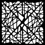 Woodware 6x6 Inch Stencil - Web