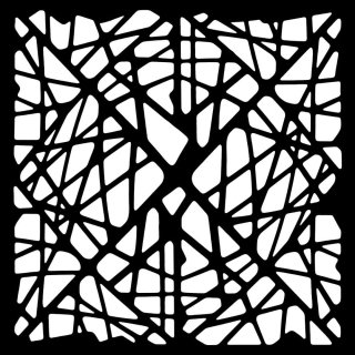 Woodware 6x6 Inch Stencil - Web