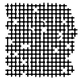 Woodware 6x6 Inch Mask - Worn Mesh