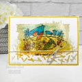 Woodware 6x6 Inch Stencil - Dashed