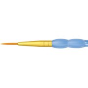 Gold Taklon Mixed Media Liner Brush R9595