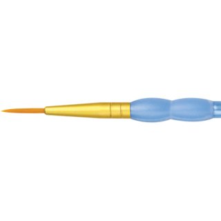 Gold Taklon Mixed Media Liner Brush R9595
