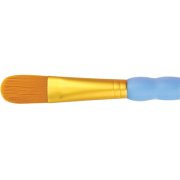 Gold Taklon Mixed Media Oval Wash Brush R9950