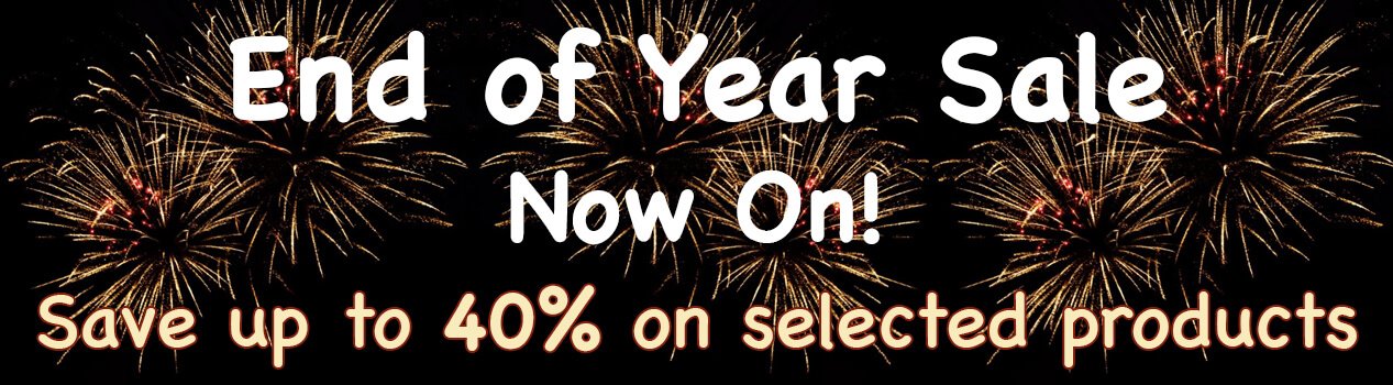 End of year sale - save up to 40% on selected products