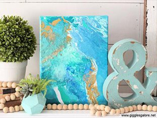 Dirty Ring Pour Canvas