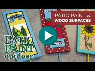 DecoArt Tips & Tricks for using Patio Paints on wood