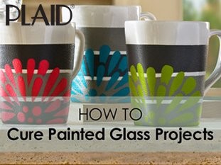 How to Cure Painted Glass Projects