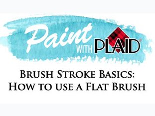 Want to learn how to use a flat brush properly? Watch these in-depth videos from Plaid
